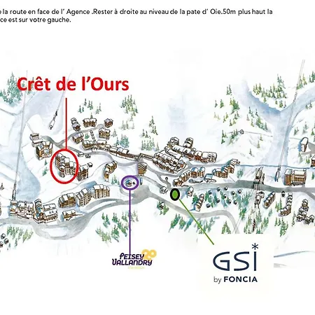 T2 5 Pers, Skis Aux Pieds, Balcon, Ascenseur - Vallandry - Fr-1-757-110 * Landry